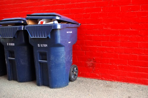 Central London waste removal team in action