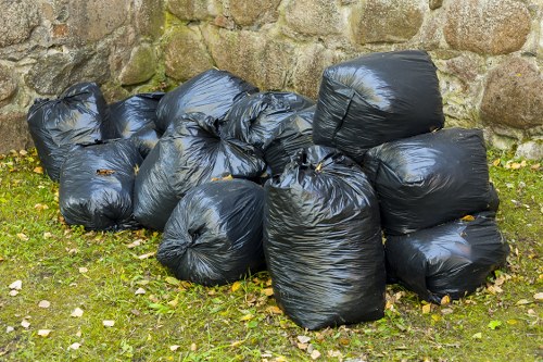 Eco-friendly rubbish clearance vehicles in Central London