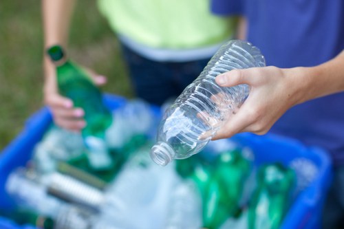 Local authority officials overseeing waste management